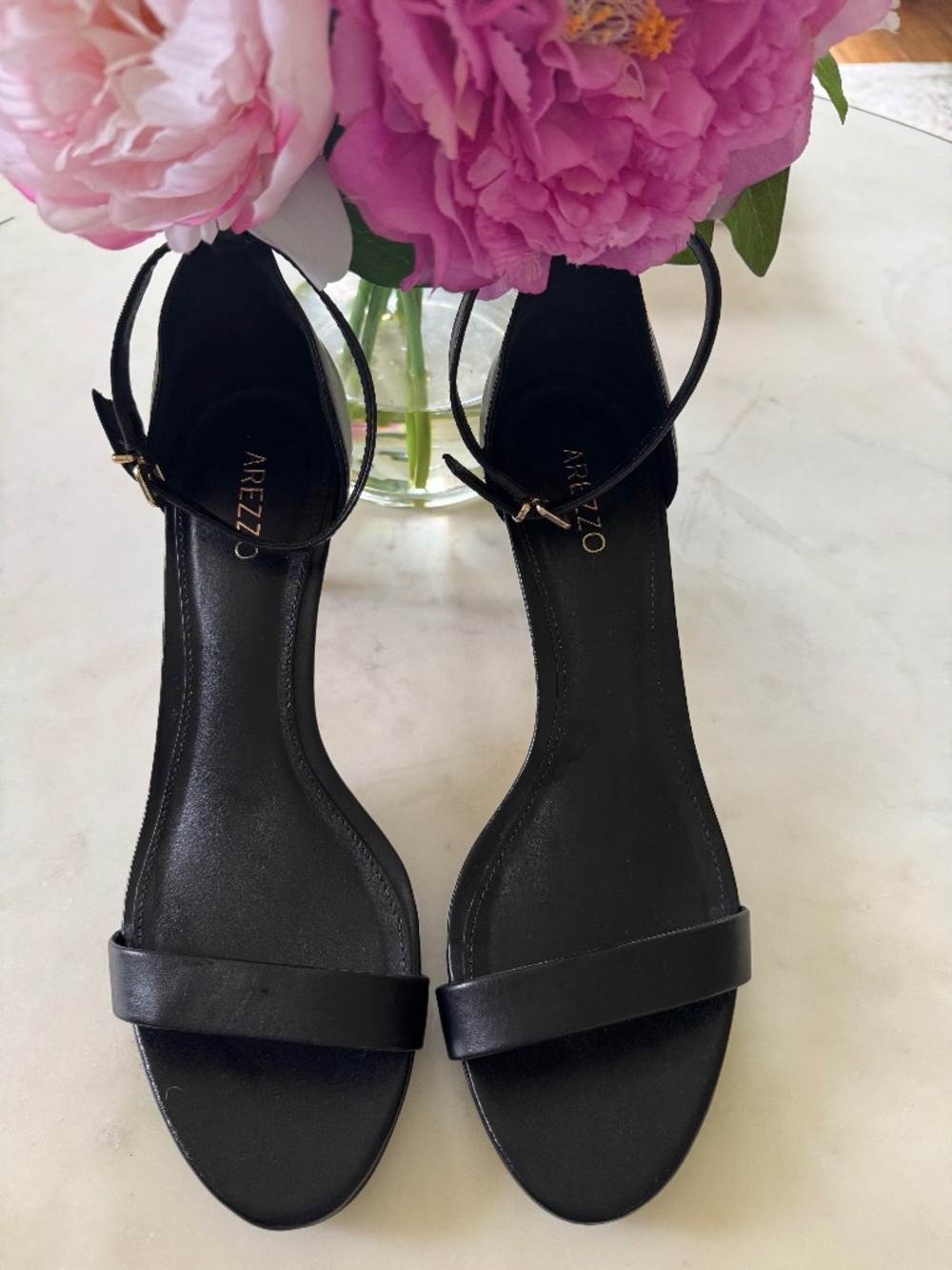 Arezzo Black Sandal